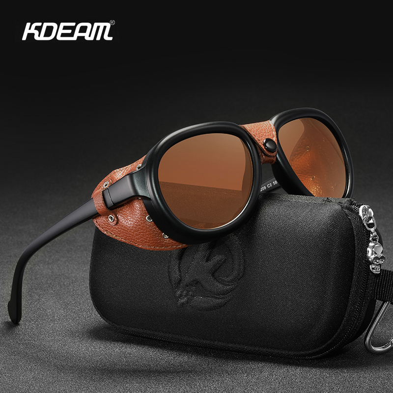 KDEAM Pilot Sunglasses Steampu - Sunglasses Aviator Polarized review and price