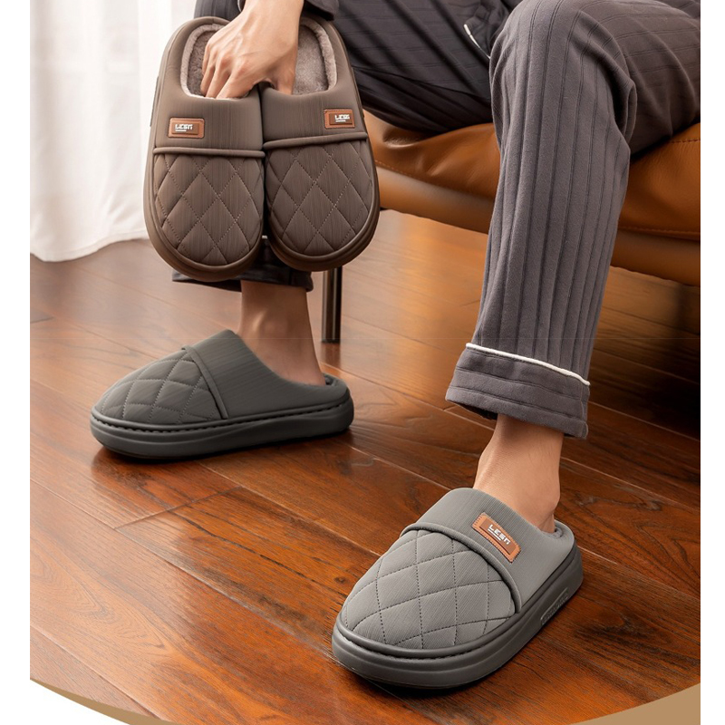 Winter Warm Slipper Women Men  - Flip Flop Leather Men review and price