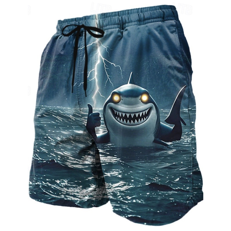 3D Printed Cool Fish Shark Sho - Trunks Board Surf review and price