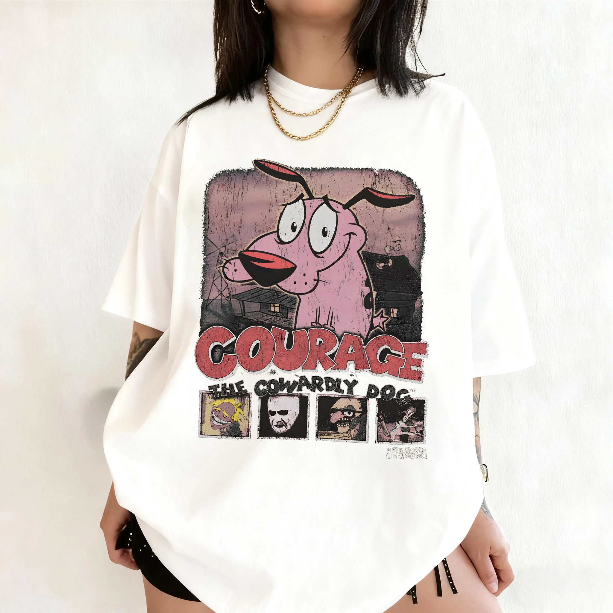 Summer Vintage Courage The Cow - Tee Graphic Print review and price