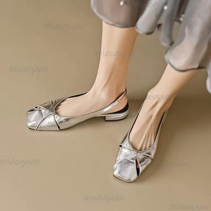 Cover Toe Low Heel Pumps Women - Casual Sandal Leather review and price