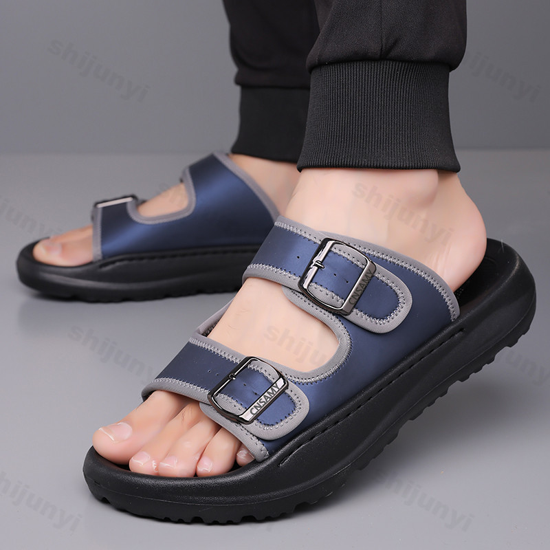 Men's Slippers 2025 Summer Bre - Flip Flop Leather Men review and price