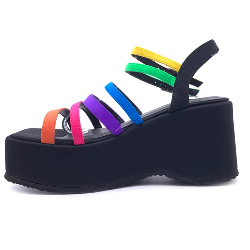 Narrow Band Mized Colors Sanda - Casual Sandal Leather review and price