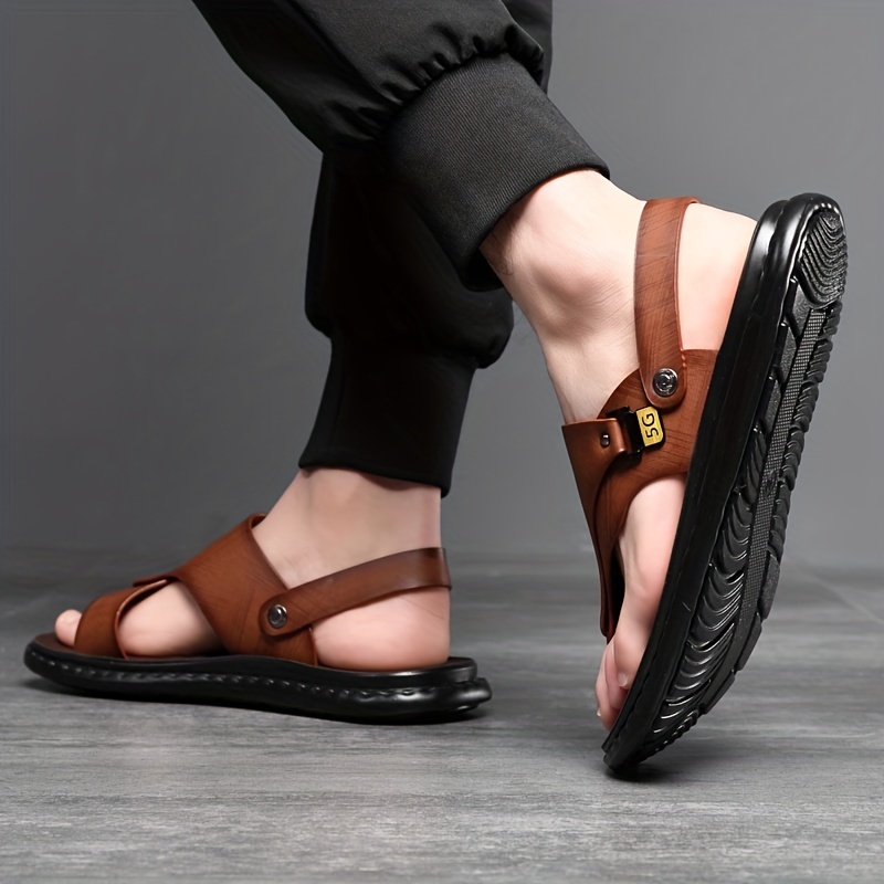 Men's Leather Flip Flops Sanda - Flip Flop Leather Men review and price