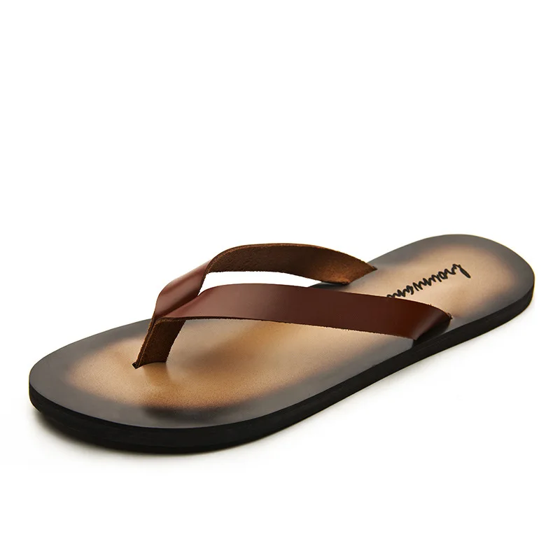 Classic Genuine Leather Mens S - Flip Flop Leather Men review and price