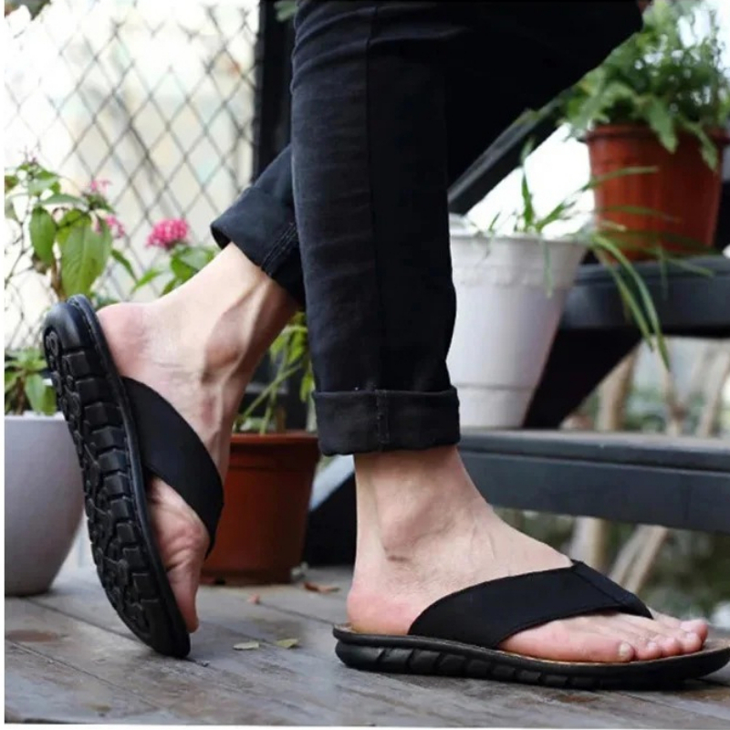 Roma Retro Man Slipper Solid C - Flip Flop Leather Men review and price