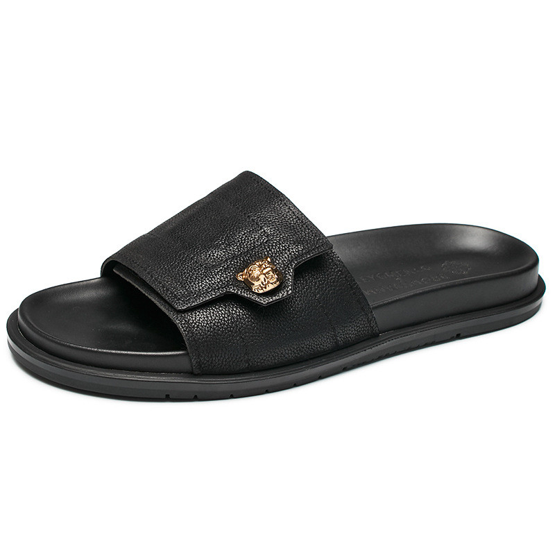 2025 New Genuine Leather Slipp - Flip Flop Leather Men review and price